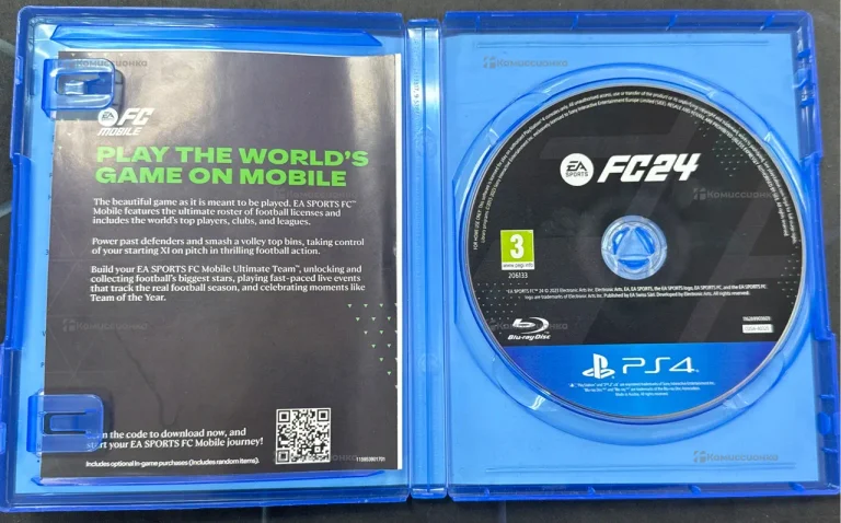PS4. Диск PS4 FC24