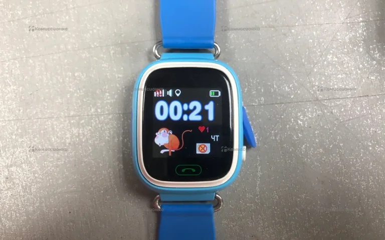 Часы  детские синие