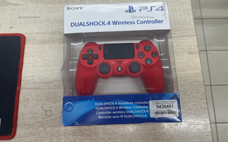 Джестик PS4 красный