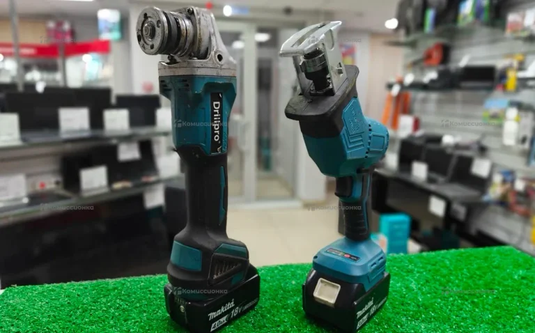 Аккумуляторный набор DrillPro УШМ+Сабельная пила