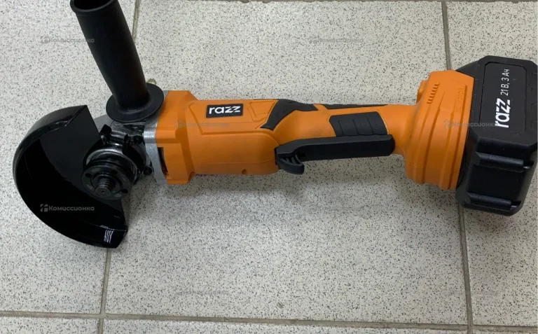 Аккумуляторная УШМ Razz ag-213kr.