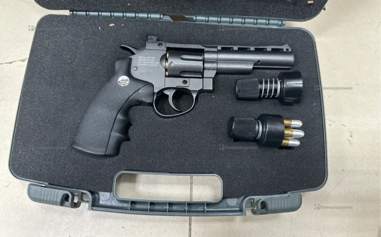 Пневматический револьвер Gletcher rifled SW R4