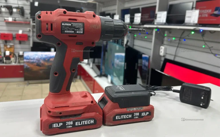 Дрель-шуруповерт ELITECH ДА 20-2СЛ