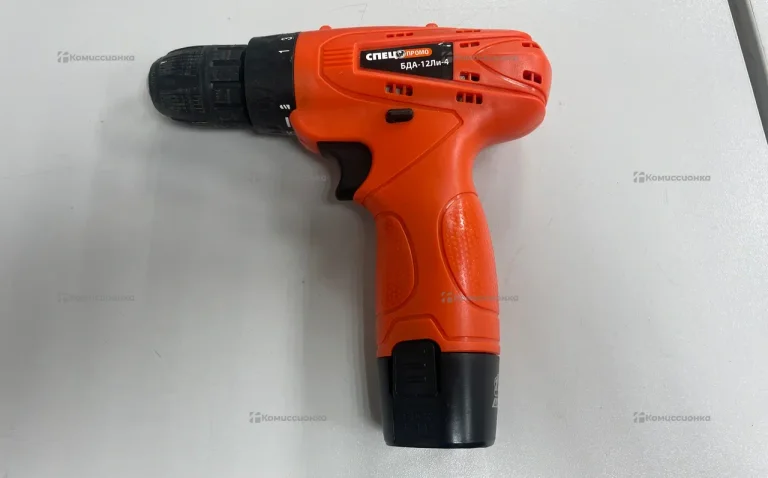 Аккумуляторный шуруповерт СПЕЦ ПРОМО БДА-12ЛИ-4