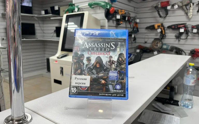 Sony PS. Диск для PS4 Assassins creed Синдикат