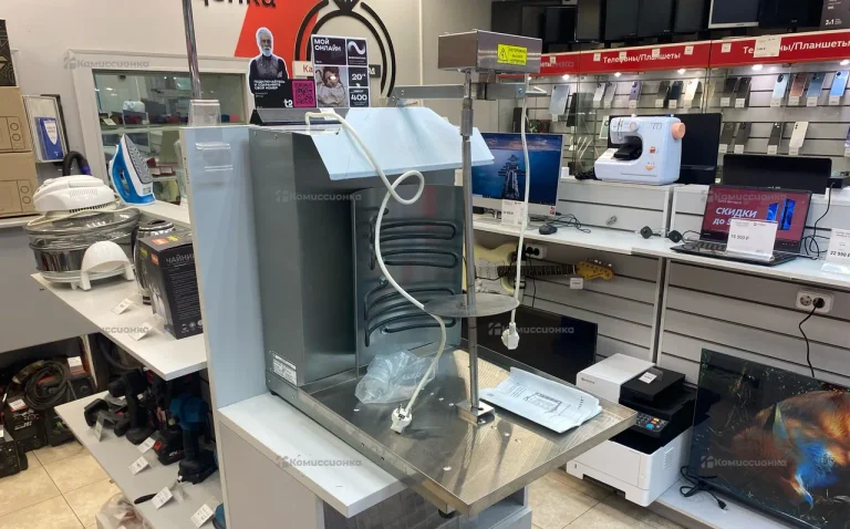 Гриль для шаурмы Atesey шаурма серебристый