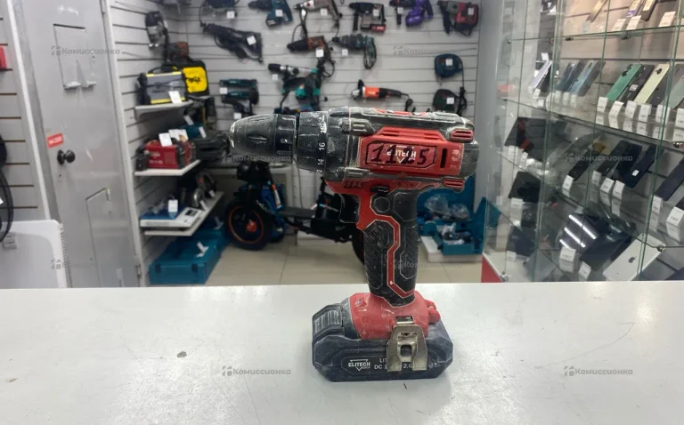 Шуруповерт Elitech ДА 18СЛ2 (без комплекта)