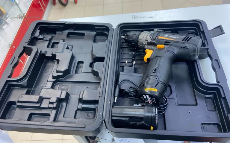 Аккумуляторная дрель-шуруповерт DEKO GCD12DU3 SET