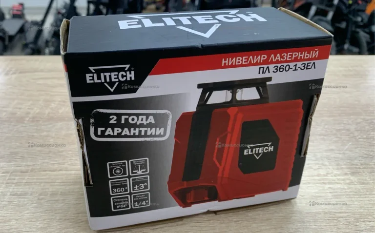 Лазерный нивелир Elitech ПЛ 360-1-Ззел
