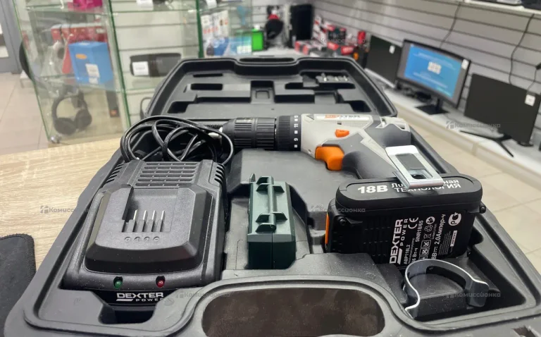 Дрель-шуруповерт Dexter Power CDT219LD.4