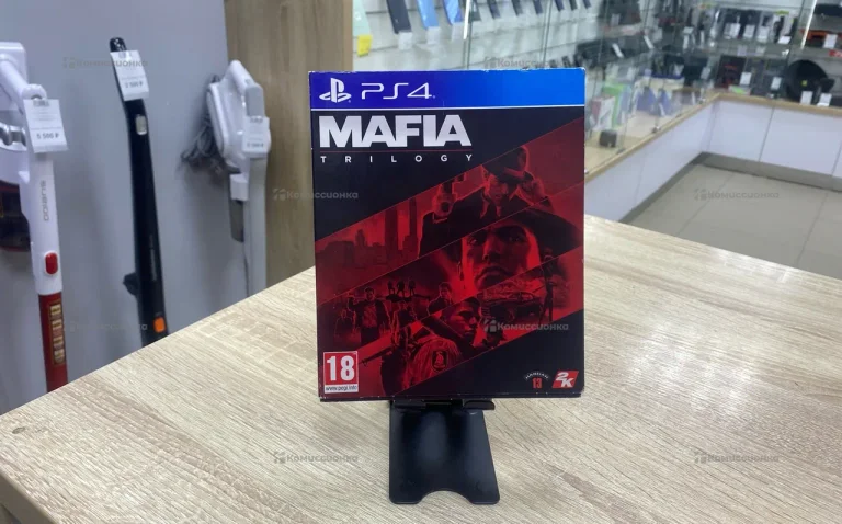 PS4 диск. диск ps 4 трилогия mafia