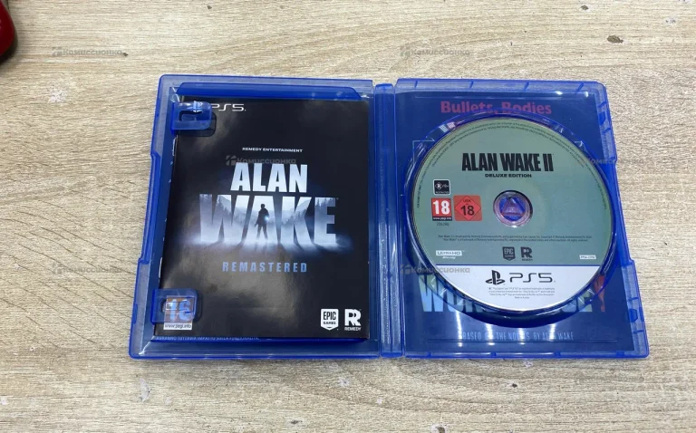 PS5 диск для ps5 Alan wake 2 deluxe edition