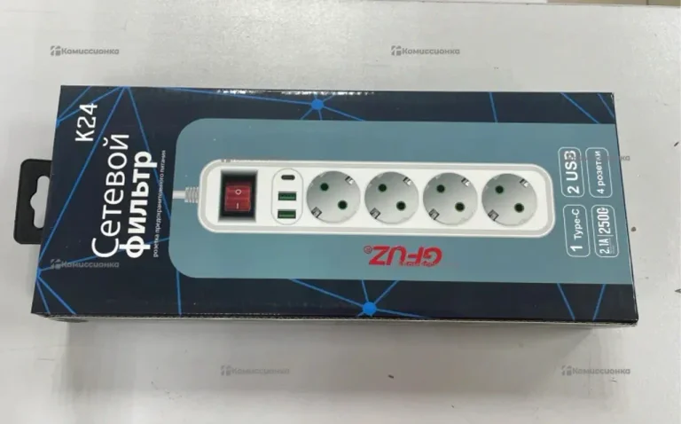 Сетевой фильтр gfuzf k24 4 розетки