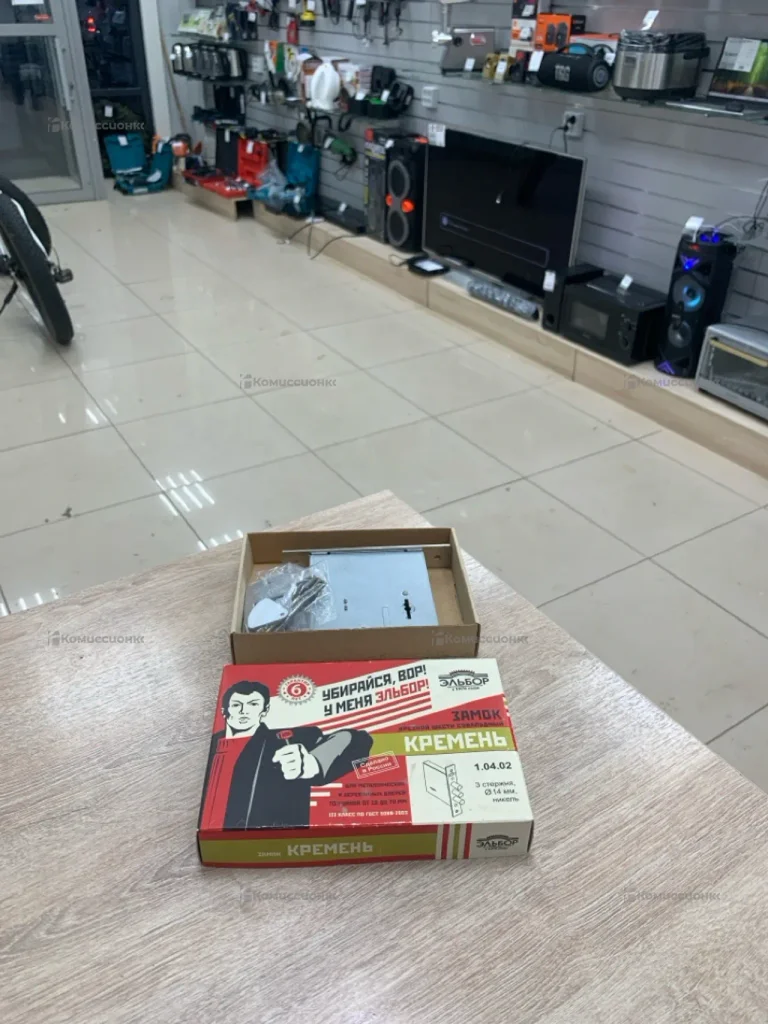 Эльбор замок врезной шести сувальдный кремень