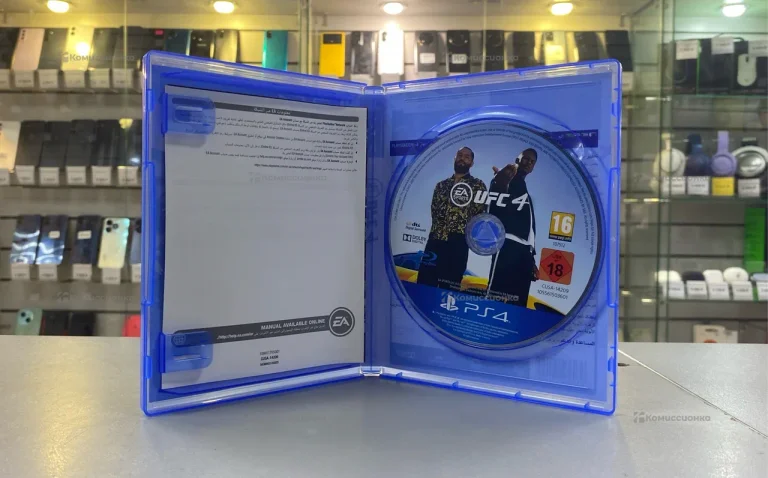 PS4. Диск ufc 4