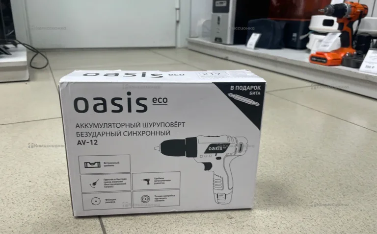 Аккумуляторная дрель-шуруповерт Oasis AV-12