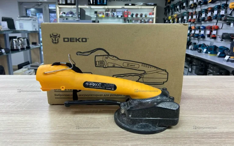 виброприсоска аккумуляторная для укладки плиты DKT