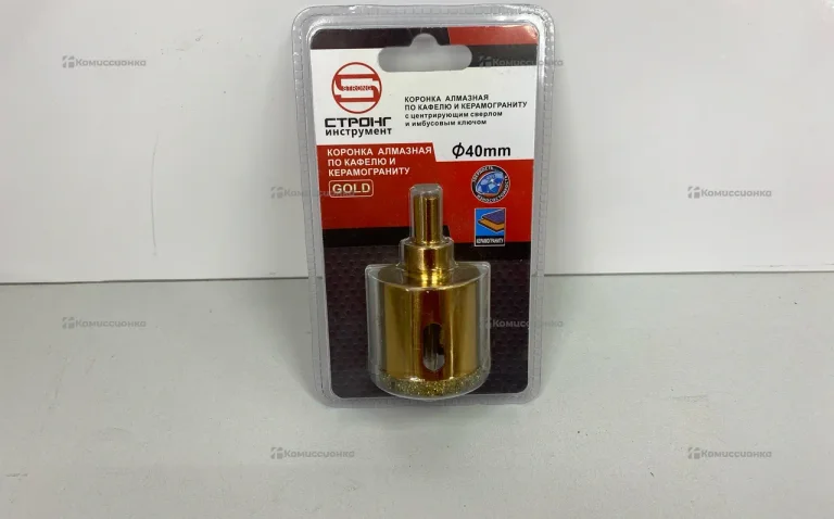 Коронка алмазная по кафелю и керамограниту 40mm
