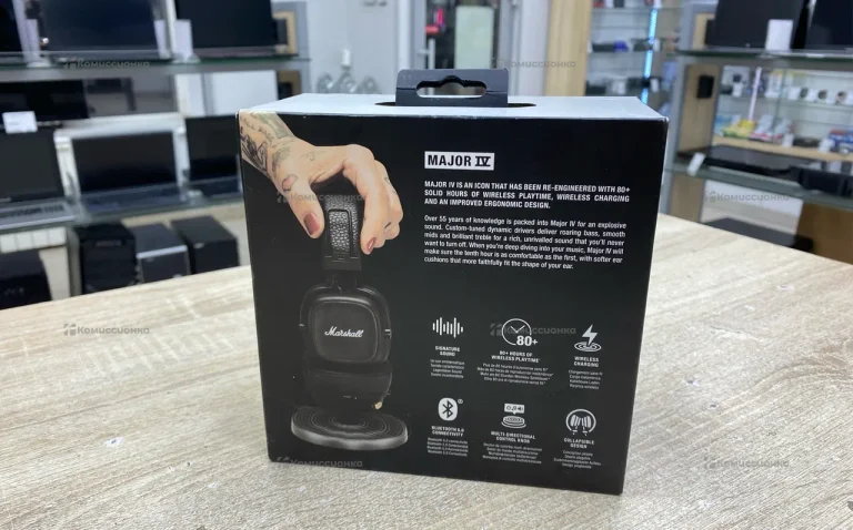 Наушники  Bluetooth Marshall Major IV Black