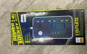 Купить сетевой фильтр power socket 3.4A 3розетки б/у , в Москва и область Цена:490рублей