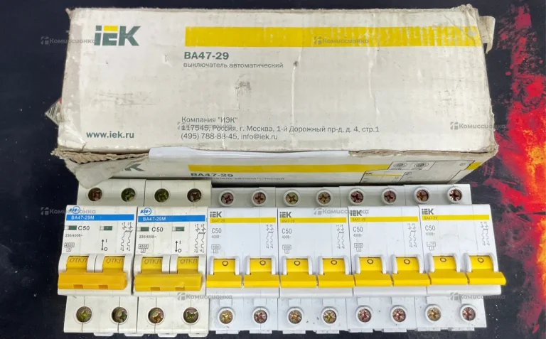Выключатели автоматический BA47-29-с50 двойной упа