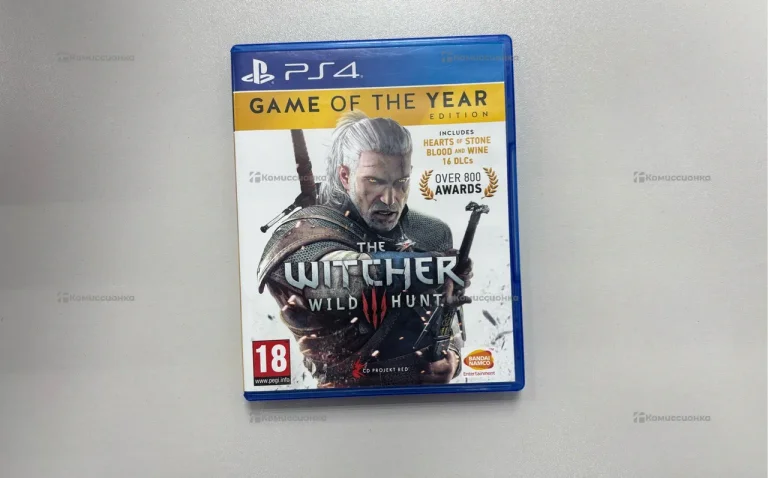 PS4. Диск Ведьмак Дикая охота