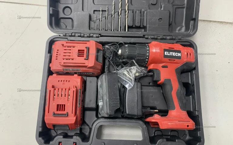 Дрель-шуруповерт Elitech ДА 20-2CЛ