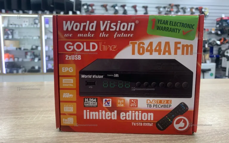 Цифровая ТВ приставка  world vision