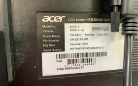 Монитор Acer ET241Ybi
