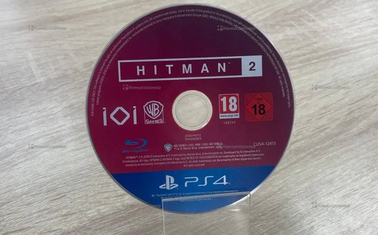 PS4. Диск Hitman 2