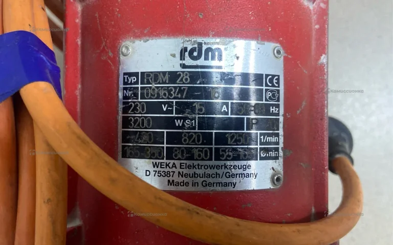 Установка алмазного бурения weka rdm 28