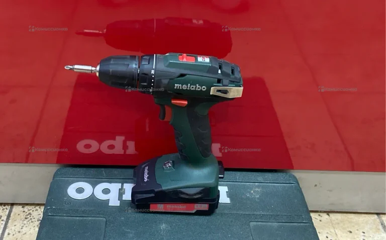Аккумуляторный дрель шуруповерт METABO BS 18 LTX