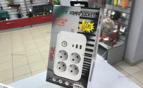 Купить Сетевой фильтр gfuzf17 4 розетки б/у , в Саратов Цена:690рублей