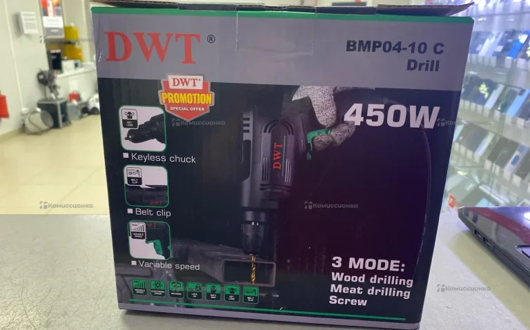 Дрель безударная DWT BMP04-10 C 450Вт