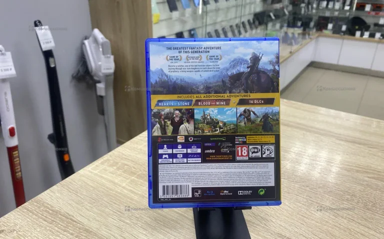 PS4 диск.  The Witcher wild hunt