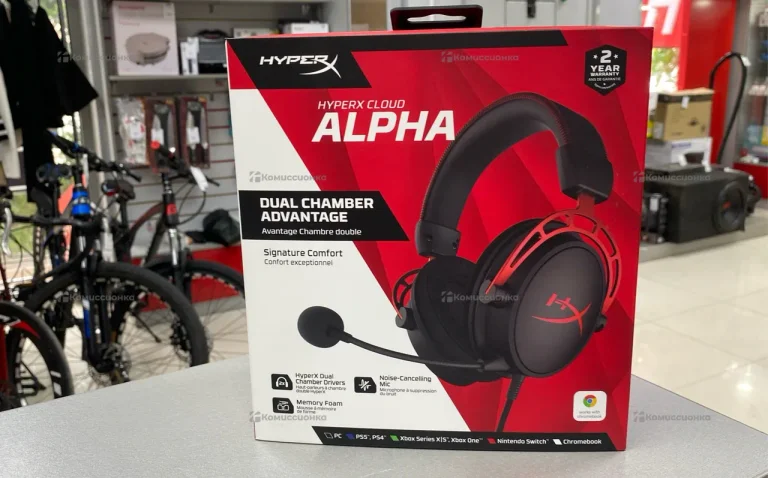Наушники Hyper X Gloud Alpha Red