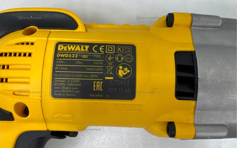 Дрель dewalt DWD522KS