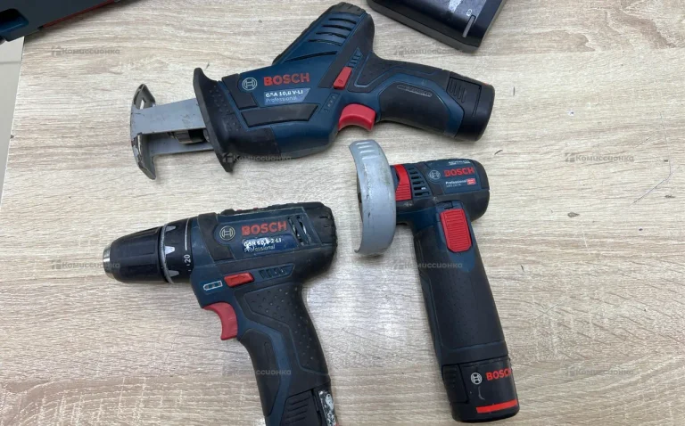 НАБОР BOSCH (шуруповерт+миниболгарка+сабельная пил