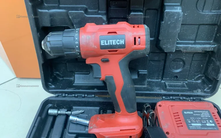 Дрель-шуруповерт Elitech ДА 20-2CЛ