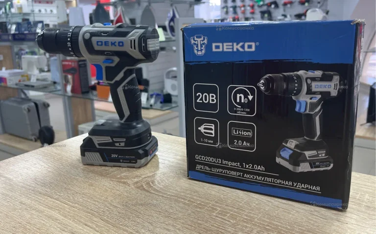 Аккумуляторная дрель-шуруповерт DEKO GCD20DU3