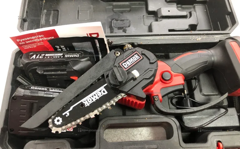 Аккумуляторная цепная пила DeMak bls 001
