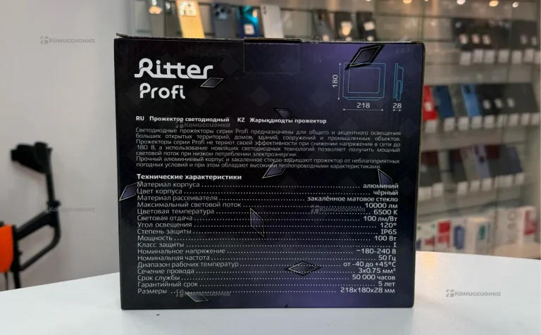Прожектор светодиодный Ritter Profi 100Bт.