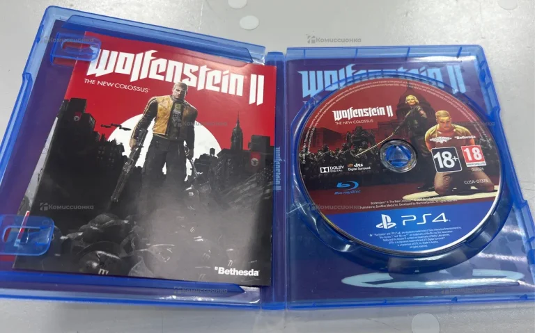 Wolfenstein II PS4 диск