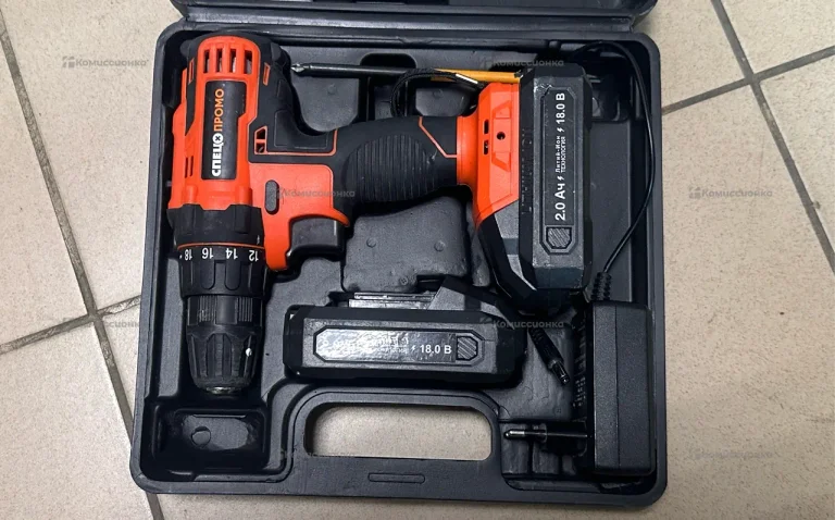 Дрель-шуруповерт СПЕЦ ПРОМО БДА-18-П