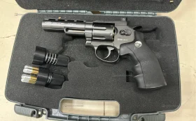 Купить Пневматический револьвер Gletcher rifled SW R4 б/у , в Москва и область Цена:8900рублей