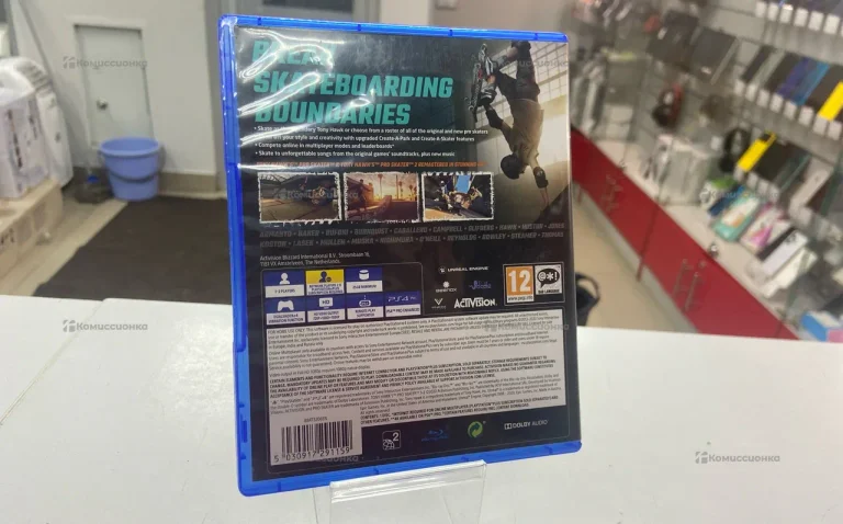 PS4. Диск Tony Hawks Pro Skater 1+2