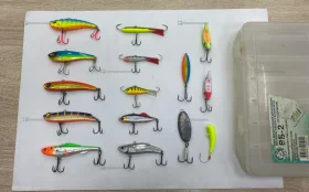 Купить Набор вибов и балансиров для зимней рыбалки б/у , в Казань Цена:3000рублей