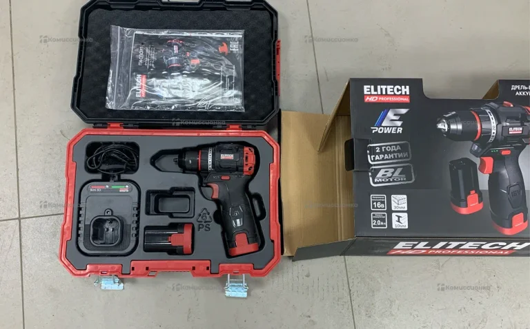 Дрель шуруповерт аккумуляторная ELITECH CD 16l2