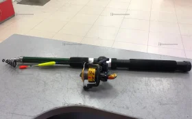 Купить Удочка зеленая 3м с катушкой б/у , в Самара Цена:790рублей