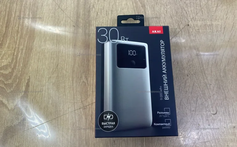 Power Bank  Akai 9000 30вт